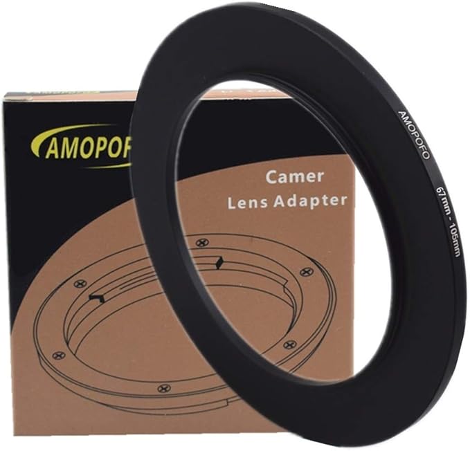 67mm to 105mm Camera Filters Ring Compatible All 67mm Camera Lenses or 105mm UV CPL Filter Accessory,67-105mm Camera Step Up Ring