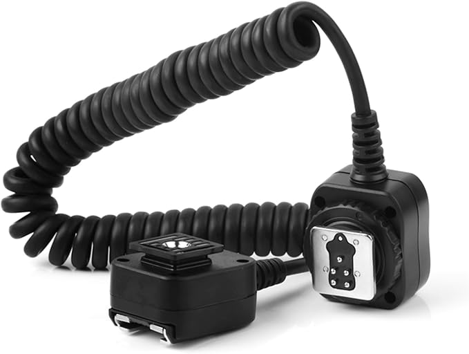 PIXEL 5.91' / 1.8m E-TTL Off Camera Flash Speedlite Sync Cord Hot Shoe Cord Compatible with Canon T8i, T7i, T6, T6i, T5, T5i, SL3, 90D, 80D, 77D, 60D, 7D, 750D,6D2, 5D, M3, M5, M6 etc, Replaces OC-E3