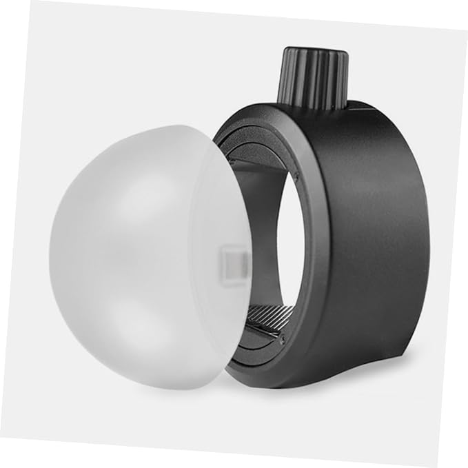Camera Flash Dome Diffuser Soft Light for Photography Impact-Resistant Even Light Distribution Reduces Glare and Harsh Shadows Compatible Flash Units