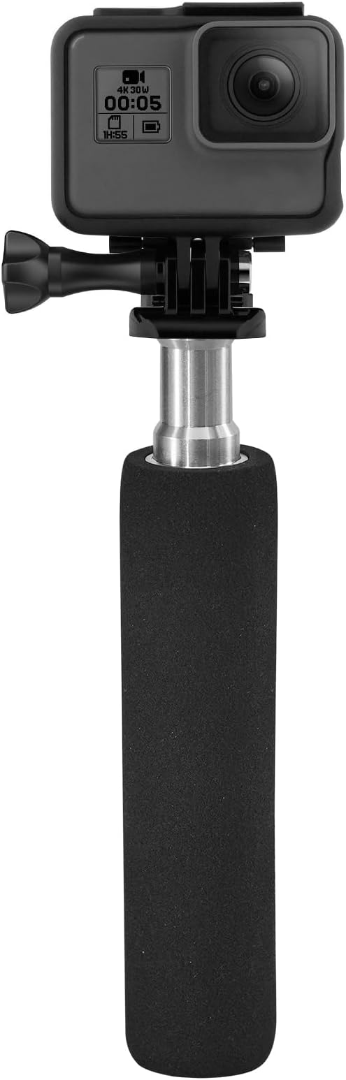 WELLMAKING Camera Handle Grip Support Mount Universal Handle Grip Camera Stabilizer with 1/4 inches Male Screw for Digital Video Camera Camcorder Action Camera LED Light