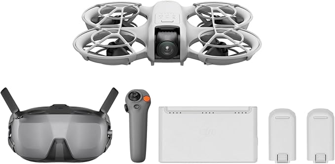 DJI Neo Motion Fly More Combo, Mini Drone with 4K UHD Camera for Adults, 135g Self Flying Drone that Follows You, Palm Takeoff, Subject Tracking, QuickShots, with RC Motion 3 and 3 Batteries