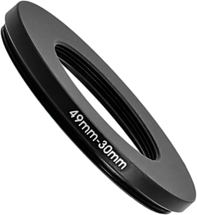 49-30/37/40.5/43/46/48/49/52/55/58/62/67/72/77/82mm Step Up & Step Down Rings Adapter for Lens and Filter 49-30 Filter Adapter Ring 49mm Lens to 30mm Filters