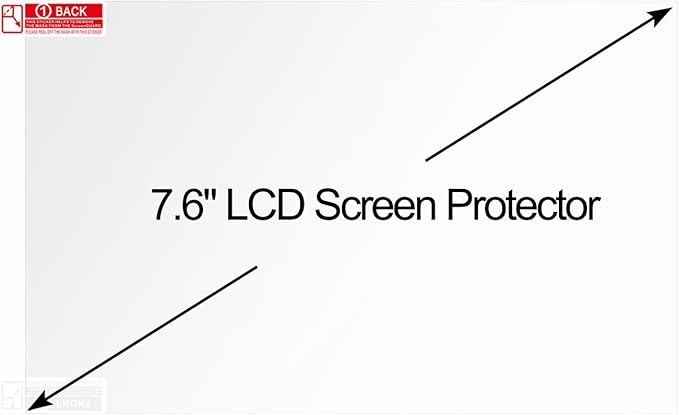 10PCS 7.6 inch LCD Screen Protector Film: Scratch-Resistant High Light Transmittance Protective Films for LCD Resin 3D Printer Anycubic Photon M3