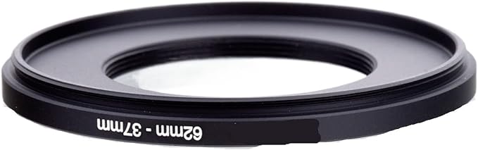 for Rise 62mm-37mm 62-37mm 62 to 37 Step Down Filter Ring Adapter Excellent