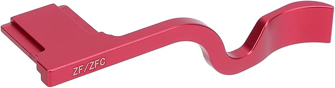 Thumb Up Grip for ZFC ZF, Aluminum Alloy Handle Grip Hand Thumb Rest, Hot Shoe Thumb Support for Comfortable & Secure Hold - Snap on (Red)