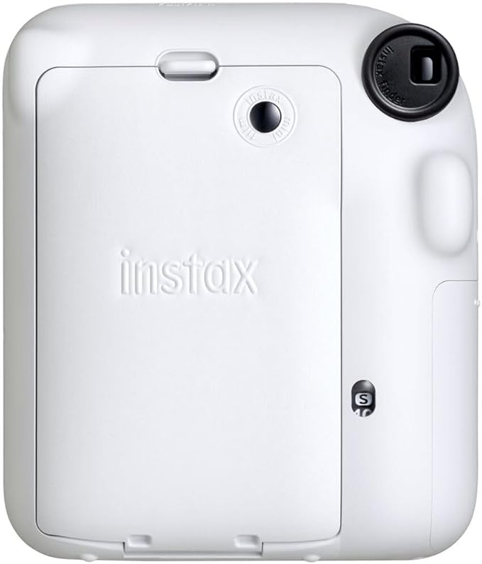 Fujifilm Instax Mini 12 Instant Camera Clay White Bundle with Fuji Instax Mini Film Value Pack (20 Sheets) + Protective Carrying Case + Photo Album + Microfiber Cleaning Cloth