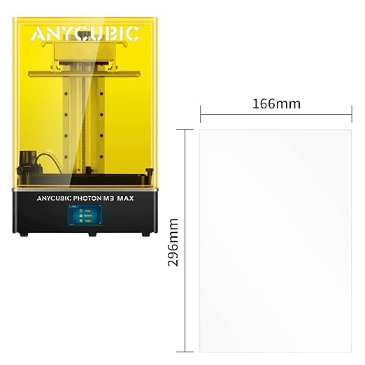 chitu systems 3Pcs Protect Films for Photon M3 Max 13.6 Inches 7K Resin 3D Printers LCD Screen Protector (Photon M3 Max)