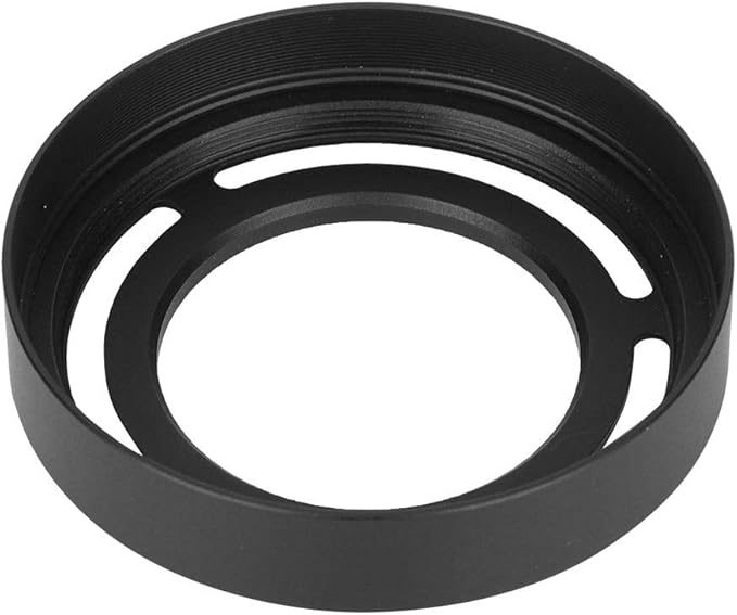 Hollow Metal Lens Hood - Compact Lens Hood - Detachable Camera Lens Hood - for X10/X20/X30 Camera(Black)