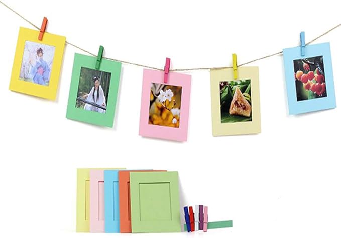 4X Fujifilm Instax Square Instant Film (80 Exposures) + Hanging Photo Frames for Square Film Assorted Colors – Deluxe Accessory Bundle