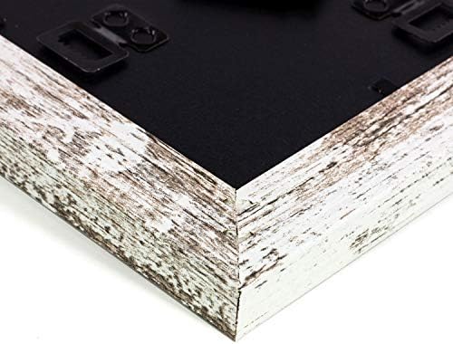 kennethan 8x10 Picture Frame Rotten Brown, Wooden Frame with white mat, For Tabletop and Wall Mounting Display for Home, Office,Gallery,Holiday with Photos, Posters
