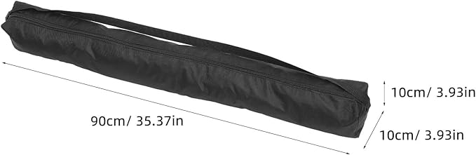 Tripod Carrying Bag Shoulder Strap Padded Case for Camera and Light Stands 90x10x10cm Portable Storage Pouch for Photography and Outdoor Use