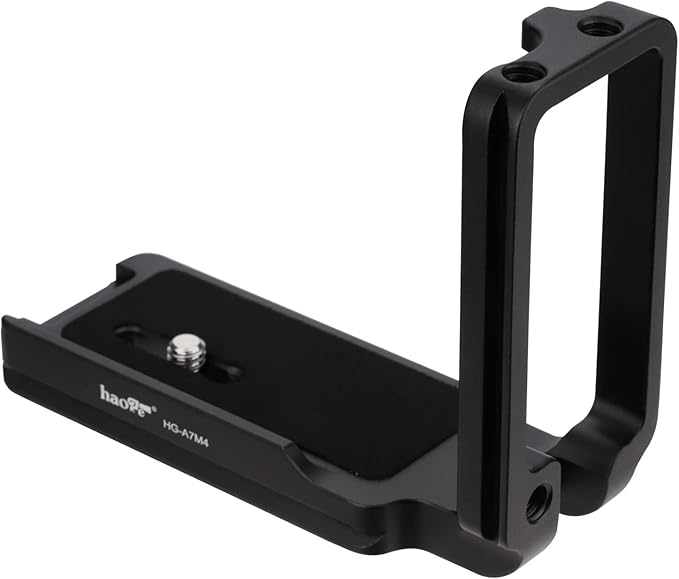 Haoge HG-M4 L Bracket for Sony A7M4 A7IV ILCE-7SM3 A7SIII/A7S3 a7s3 A74 a7riv a7r4 a7Rm4 a9ii Camera, 1 Piece Integrated Metal Arca Style Vertical Horizontal Switching