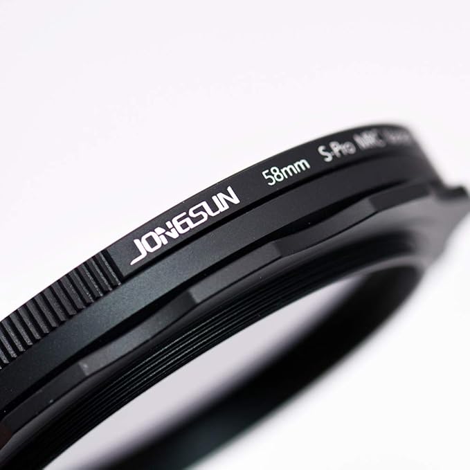 JONGSUN 58mm Variable ND Filter, S-Pro MRC 16 Layers Nano Coatings, More Than 10 Stop ND2-ND1000 Stepless Adjustment Graduated, Lens Cloth Kit,Camera Neutral Density Filter