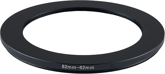 82mm to 62mm Step-Down Rings Filter Adapter for All Brands UV ND CPL Metal Step-Down Rings Adapter Filter