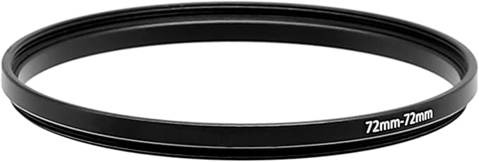 72-49/52/55/57/58/62/67/72/74/77/82/86/95/105mm Step Up & Step Down Rings Adapter for Camera Lens and Filters 72-72 Filter Adapter Ring 72mm Lens to 72mm Filters