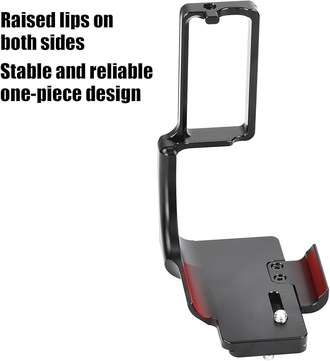 SUNWAY L-Bracket for Sony a7r V/a1/a7s3/a9 ii/a7r iv Camera with Vattery Grip VG-C4EM, Arca Swiss Quick Release L Plate, PSL-a7rvg