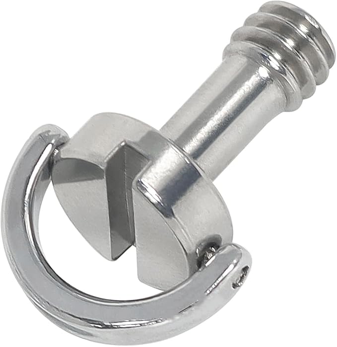 BGNing 1/4 in -20 * 14D Camera Set Screw, D-Axis Quick Release Plate Mounting Screw, Length 14 mm, for Camera Tripods/Monopods (1 pcs)