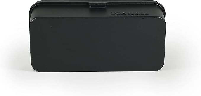 KODAK 120/135 Film Case - for 8 Rolls of 120 Films / 10 Rolls of 35mm Films - Retro Steel Case to Sort & Safeguard Film (Black) (Film is not Included)