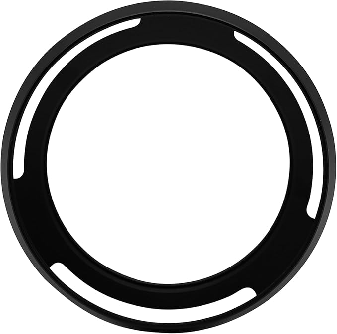 82mm Hollow Lens Hood 82mm Screw in Curved Vented Lens Hood 82mm Metal Lens Hood for 82mm Lens Hood Wide(Black)