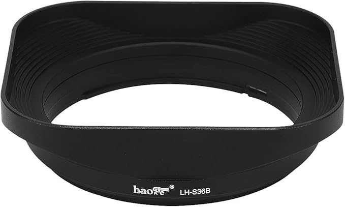 Haoge LH-S36B Bayonet Square Metal Lens Hood Shade for Sony FE 35mm F1.8 SEL35F18F E-Mount Lens