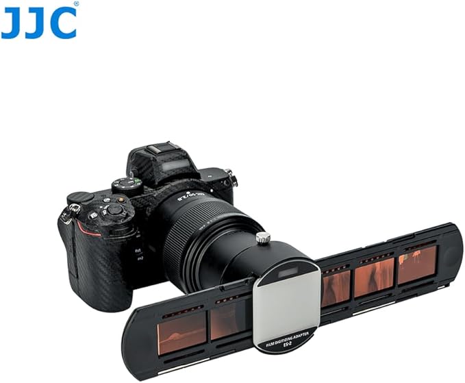 JJC Negative Film Holder Mounts for 35mm Compatible with Film Scanners Copying Equipment, Holds 6 Negative Frames On Digitizing Adapter Set