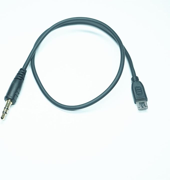 (SR2NX2) 3.5 mm - Micro USB is Suitable for The Samsung Camera Shutter Release Cable NX1,NX10,NX20,NX30,NX Mini,NX100,NX200,NX210,NX300,NX500,NX1000,NX1100,NX2000 (3.5mm-Micro Cable)