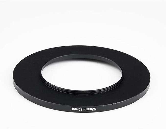 52mm to 82mm Step-Up Ring Filter Adapter,for All Brands UV ND CPL, Metal Ring Step-Up Rings Adapter Filter (52mm-82mm)