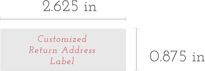 Personalized Return Address Labels - Black & White Styles - Choose Your Design - Custom Self Adhesive Stickers for Envelopes (60-960 Labels) (Playful Style)
