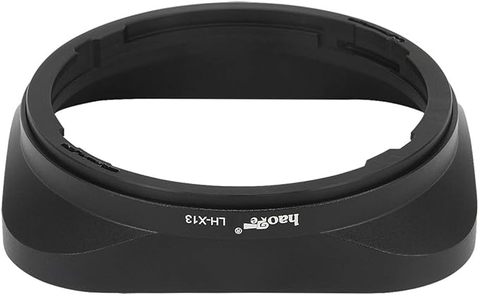 Haoge LH-X13 Bayonet Square Metal Lens Hood for Fujifilm XF 18-55mm F2.8-4.0 R LM OIS Lens on Fuji Fujinon X-Pro2 X-Pro3 X-T5 X-T4 X-T30 X-T20 X-E4 X-S20 X-A20 X-E3 X-H1