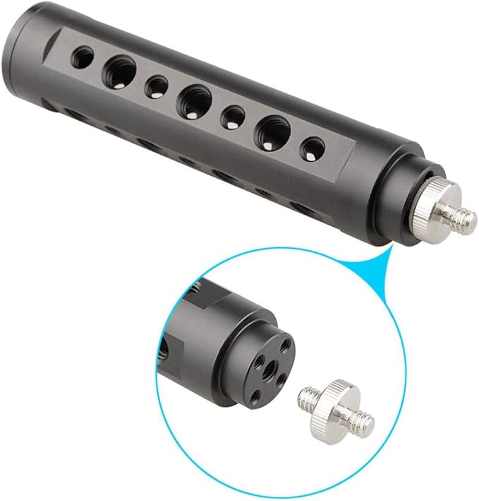 CAMVATE Aluminum Alloy Camera Handle Grip (Black) DSLR Stabilizer Light Mount for Camera Accessory Mount - 0967