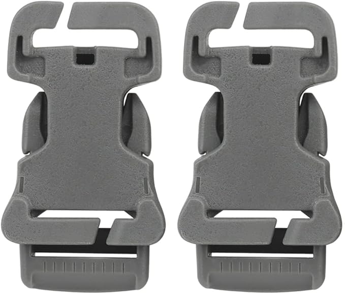 2pcs Tactical Quick-Release Buckles Molle Webbing Buckle Clip Fits Any Chest Rig Or Vest with 2.5cm Buckle