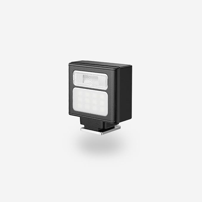 Retropia Retro Flash Pro | Compact Universal Flash Mount for The Iconic Vintage Disposable-Camera Pop | 4 Power Levels, USB-C Rechargeable, Pocket-Sized, 375 Flashes per Charge, 3-Second Recycle Time