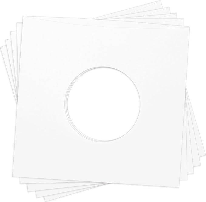 (1000) Archival Quality Acid-Free Heavyweight Paper Inner Sleeves for 7 Inch Vinyl Records #07IW