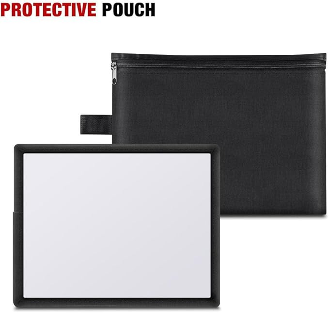 REFLEX CAMERA Universal Softbox Flash Diffuser 30×20cm (11.8×7.9in) for DSLR Camera Speedlite | Foldable Portable Light Modifier for Flash | Soft Even Lighting with Storage Pouch