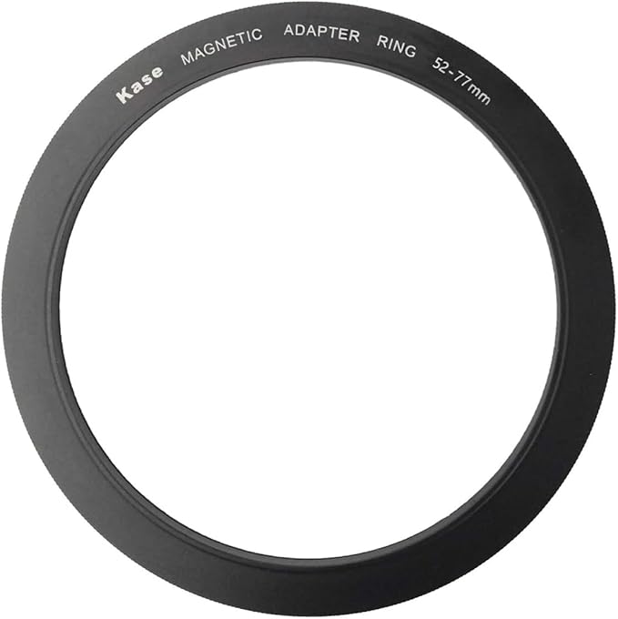Kase Magnetic 52-77mm 52mm to 77mm Filter Step-Up Adapter Ring for Wolverine Magnetic Filters 52 77