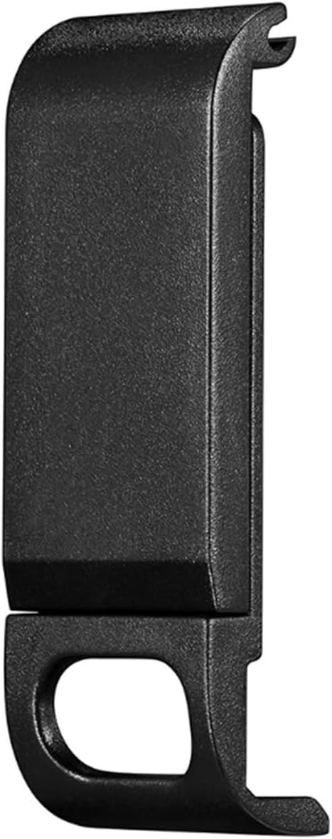 Replacement Side Door Battery Cover for Gopro, Pass Through Battery Door Cover with Type-C Charging Port, Repair Part Camera Accessories for Gopro 10/9/11/12/13 Black