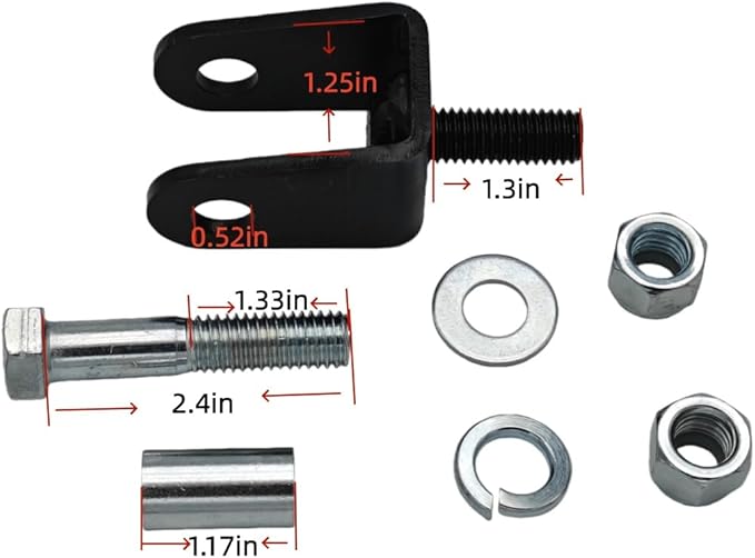 Replacement Lower Rear Shock Relocation Mounting Brackets LSM-125-500 Compatible with Ch-evro-let Ca-ma-ro Pon-tia-c 1982-2002 GM F-Body（2Pack
