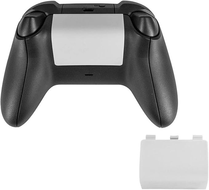 E-outstanding 4Pcs Battery Door Back Cover Replacement Batteries Back Cover for Xbox One/Xbox One S Wireless Controller, White