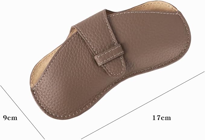 YUANYU Leather Glasses Case Holder Portable Slim Sunglasses Pouch Soft Eyeglasses Eyewear Sleeve For Women Men Lightweight