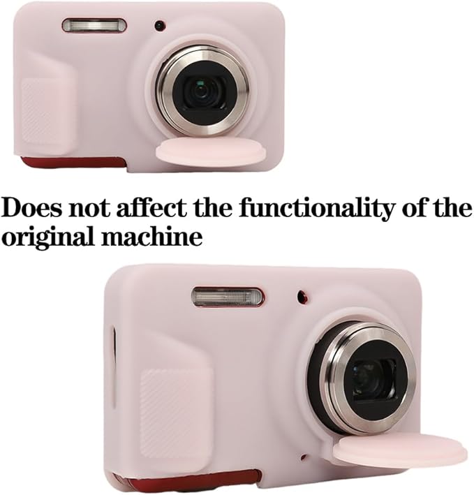 AEXUTDA Case Compatible for Kodak FZ55 camera, lightweight FZ55 body skin, soft silicone scratch resistant ultra-thin protective case FZ55,Jelly pink