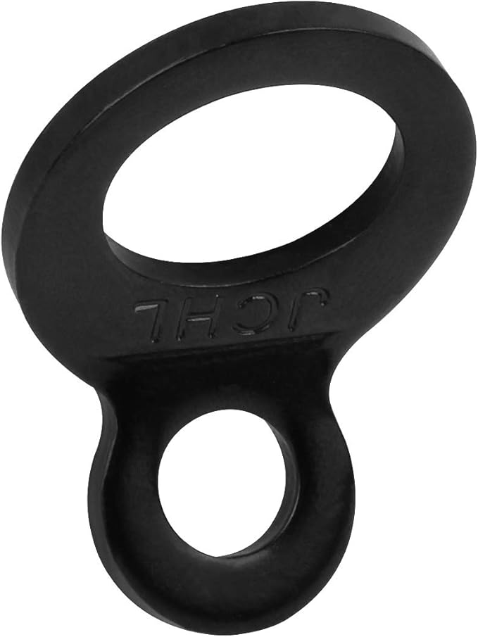 Tie Down Strap Rings Dirt Bike Stainless Steel Multi-Purpose Tie Down Anchor Strapping Hooks for Mounting in The Garage, Work Shop, Truck, Trailer, Golf Cart, Fence Black (10-Pack)