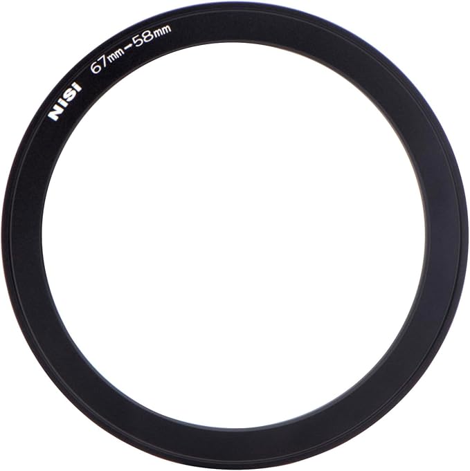 NiSi 67mm Adapter for 58 mm Close Up Lens - 67-58mm Step Down - Threaded Stepping Adapter, 67 Male Lens Attachment 58 Female Filter and Accessory Thread, Anodized Aluminum