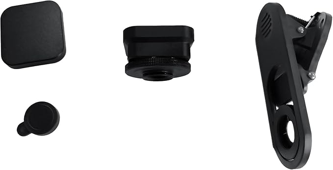 1.55X Mobile Movie Lens Mobile Phone Widescreen Anamorphic Lens Black ABS+Glass Movie Blu-Ray Brushed Video Lens, 500400664