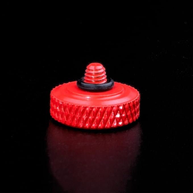 (2 Pack) PIBIETTN Camera Shutter Button, Copper Soft Shutter Release Button Red