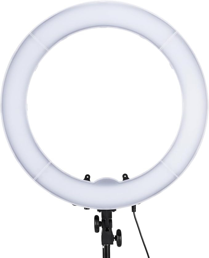 NEEWER 55W 18"/45cm Ring Light Kit [New Version], 5600K Dimmable LED Ringlight Tripod Stand Phone Holder for iPhone Selfie Makeup Lash Tattoo Studio Photo Video Recording Photography Lighting, RL-18