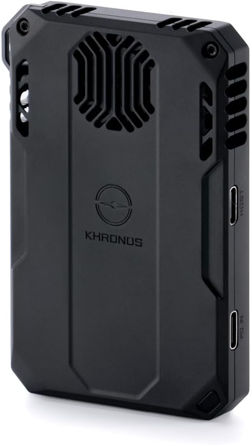 Tilta Khronos Cooling Storage System Compatible with iPhone 15/16 Pro & Pro Max – Black | MagSafe Mount, SD/TF/M.2 SSD Support, 310MB/s Transfer, USB-C PD 100W, Silent Cooling