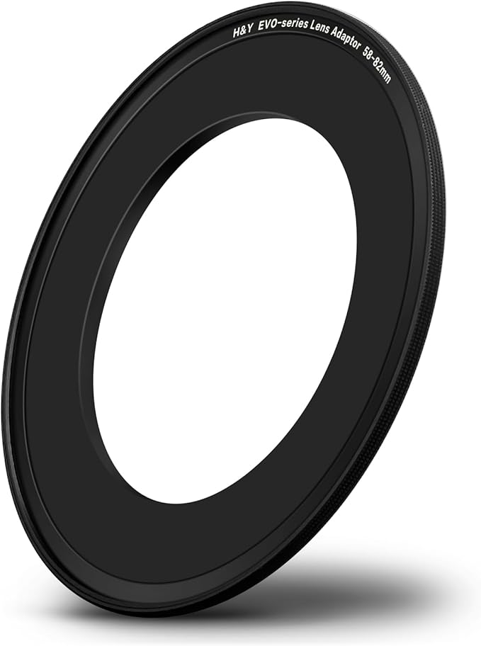 H&Y Magnetic Step Up Filter Ring 58 to 82mm, Ultra-Slim Aluminum Lens Filter Stepping Ring for Adapting 58mm Lens to an 82mm Filters, EVO Series