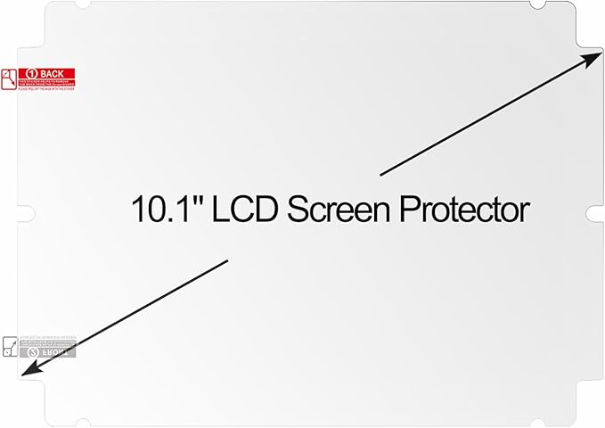 10PCS 10.1 inch LCD Screen Protector Film - Scratch-Resistant High Light Transmittance Protective Films for Resin 3D Printer Anycubic Photon M5