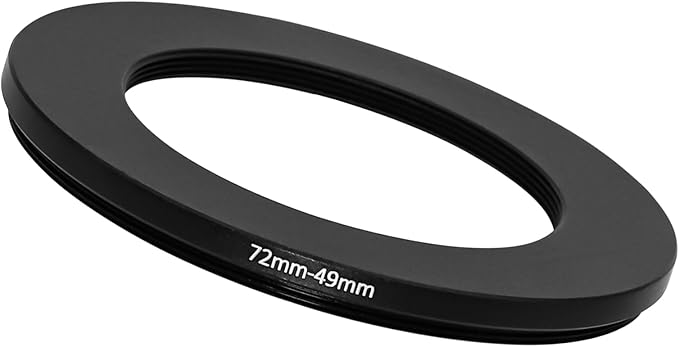 72-49/52/55/57/58/62/67/72/74/77/82/86/95/105mm Step Up & Step Down Rings Adapter for Camera Lens and Filters 72-49 Filter Adapter Ring 72mm Lens to 49mm Filters
