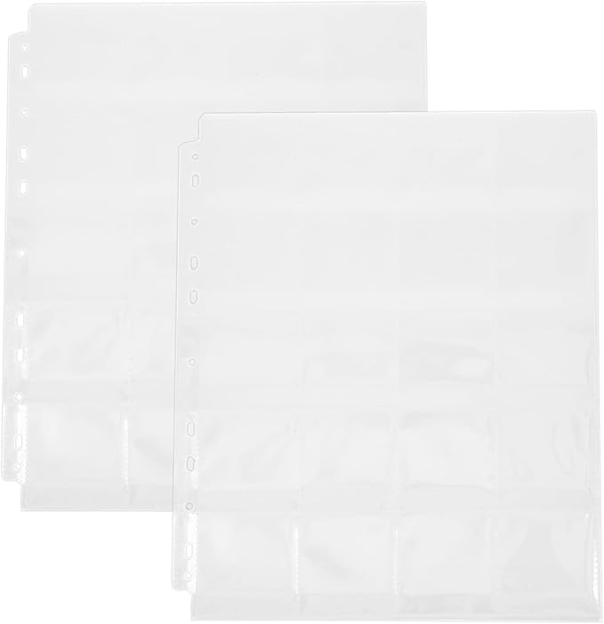 Film Negative Sleeves Binder Sheets 30pcs Acid-Free Film Negative Bags for Archival Storage and Organization